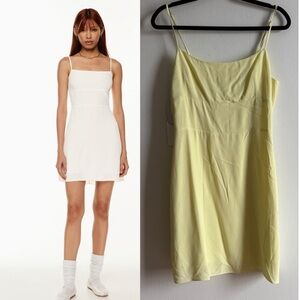 NWT Aritzia Sunday Best Sz L Jackson Lemon Sorbet Yellow Sundress